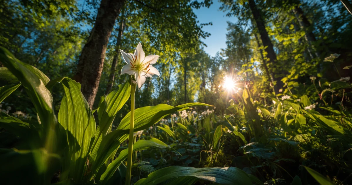 ウバユリ（Cardiocrinum）